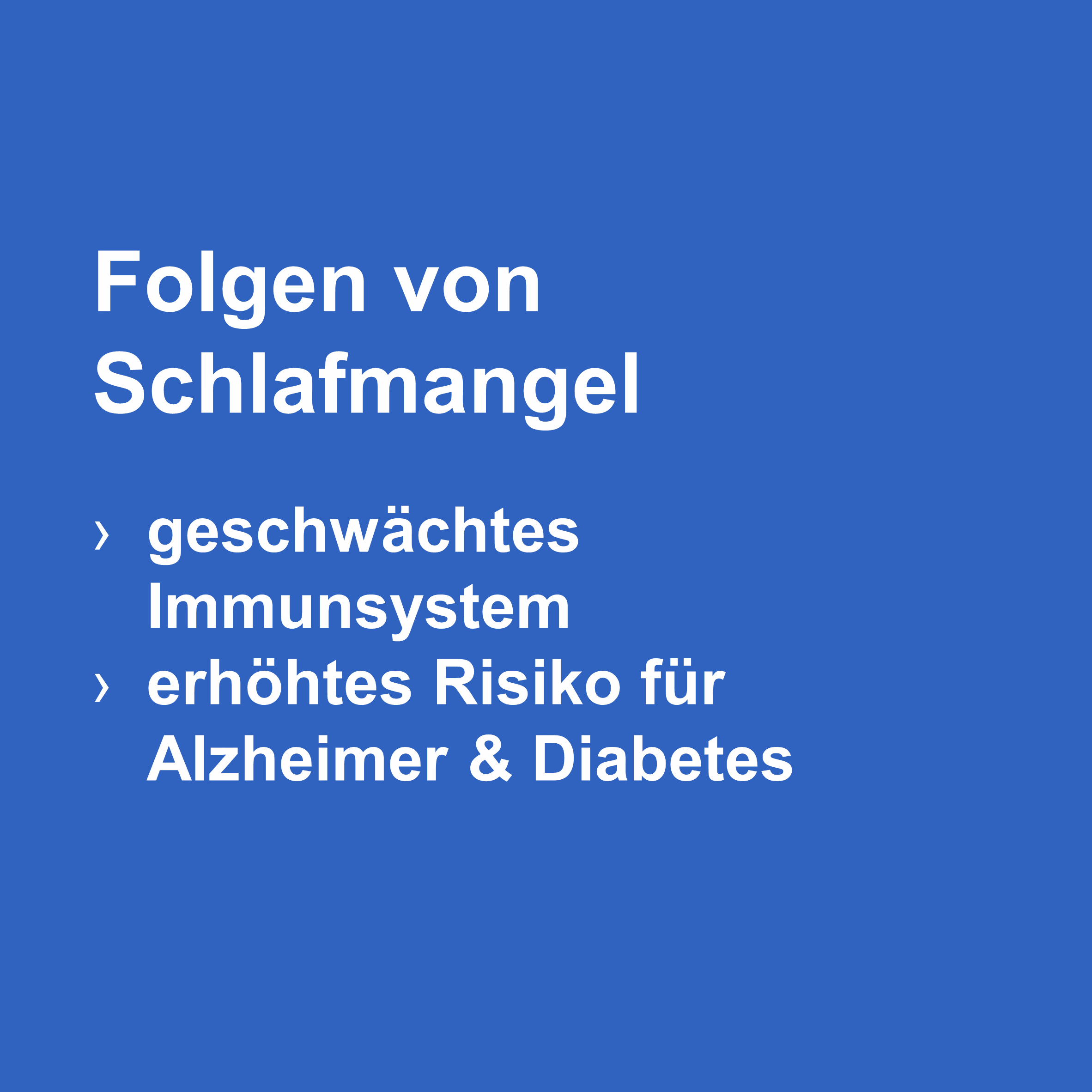 Folgen von Schlafmangel